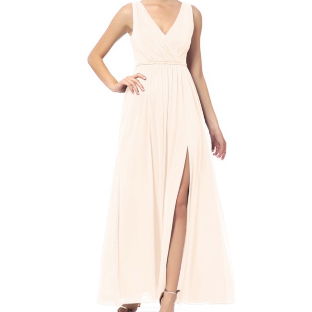 Azazie Tanicia pearl pink